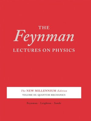 cover image of The Feynman Lectures on Physics, Volume 3